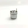 1K060372-64-7206-0372-John-Deere-RE533501-E1-EUI-Control-Valve-Main-Image 1K060372-64 7206-0372 electronic unit injector control valve suitable for John Deere E1 system applications. Upright side profile showing the full cylindrical metal housing with twin connection pins protruding from the polished top cap surface.