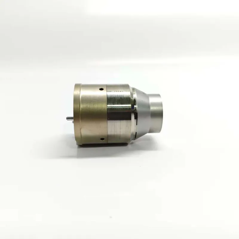 2-7135-753-EUI-Solenoid-Control-Valve-Side-Profile Clean side profile view of the 7135-753 solenoid control valve showing the multi-tier cylindrical metal body design for heavy-duty pump nozzle systems.
