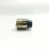 2-7135-754-EUI-Solenoid-Control-Valve-Side-Profile Clean side profile view of the 7135-754 solenoid control valve showing the multi-tier cylindrical metal body design for heavy-duty pump nozzle systems.