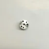 John-Deere-SE501959-Control-Valve-7206-0372-Top-View Direct top-down view of E1 electronic fuel unit injector control valve 7206-0372 showing the flat polished top surface layout, terminal pin holes, fluid ports, and anchoring pin configurations.