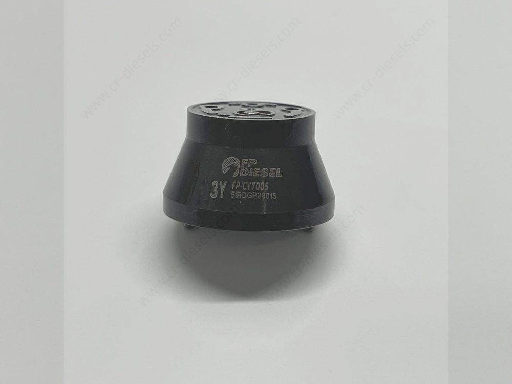 dlw-valve-cv7005-7206-1010-side-view Clean side profile of DLW CV7005 control valve on white background, showcasing the base structure and guide pins.